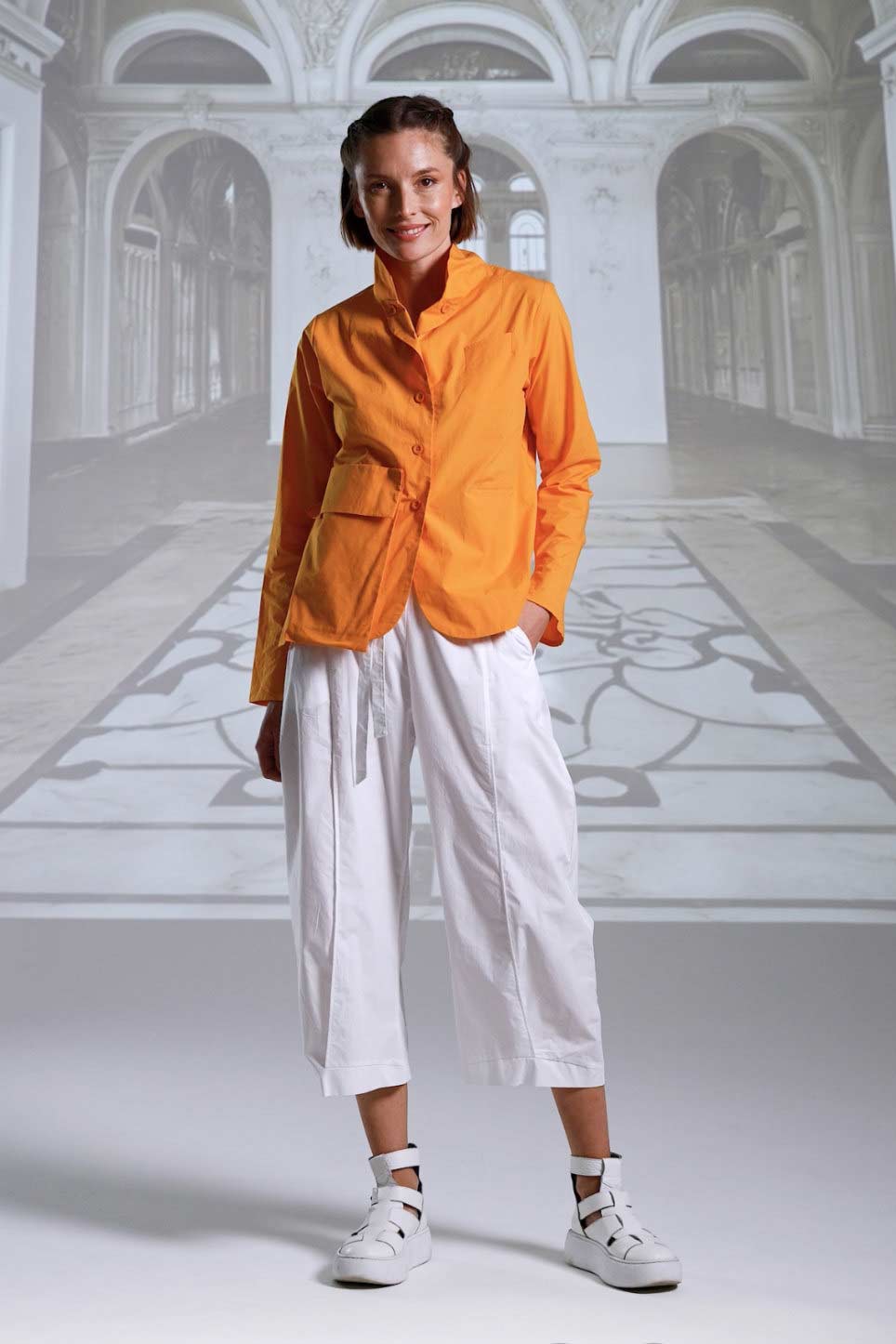 Pants 26154 white black kurkuma bz 26155 white black kurkuma