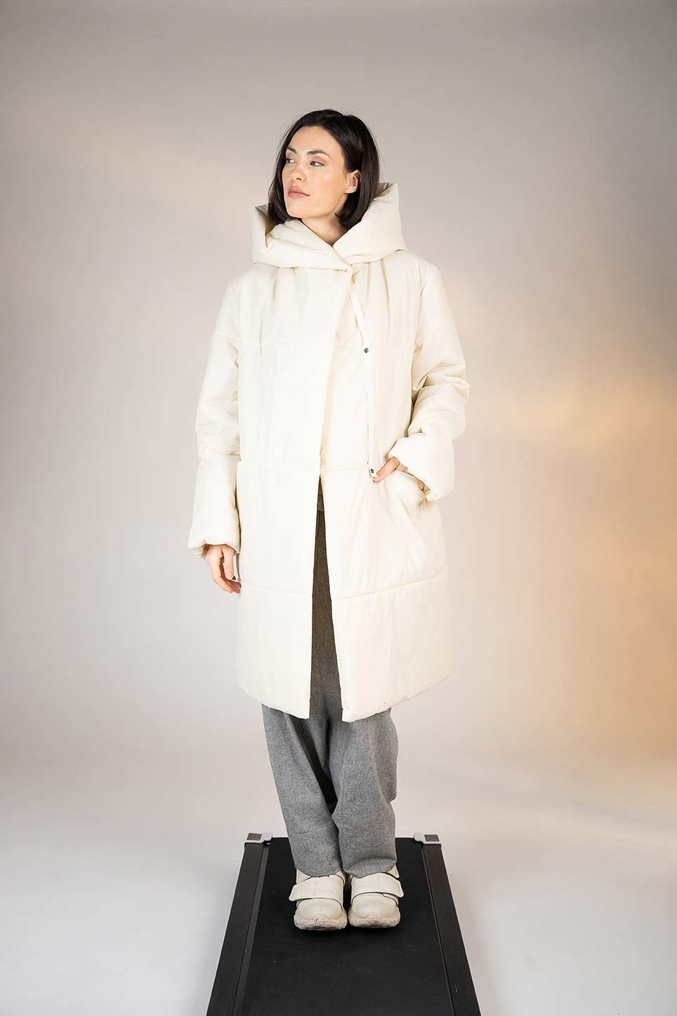 Coat 25660 black panna