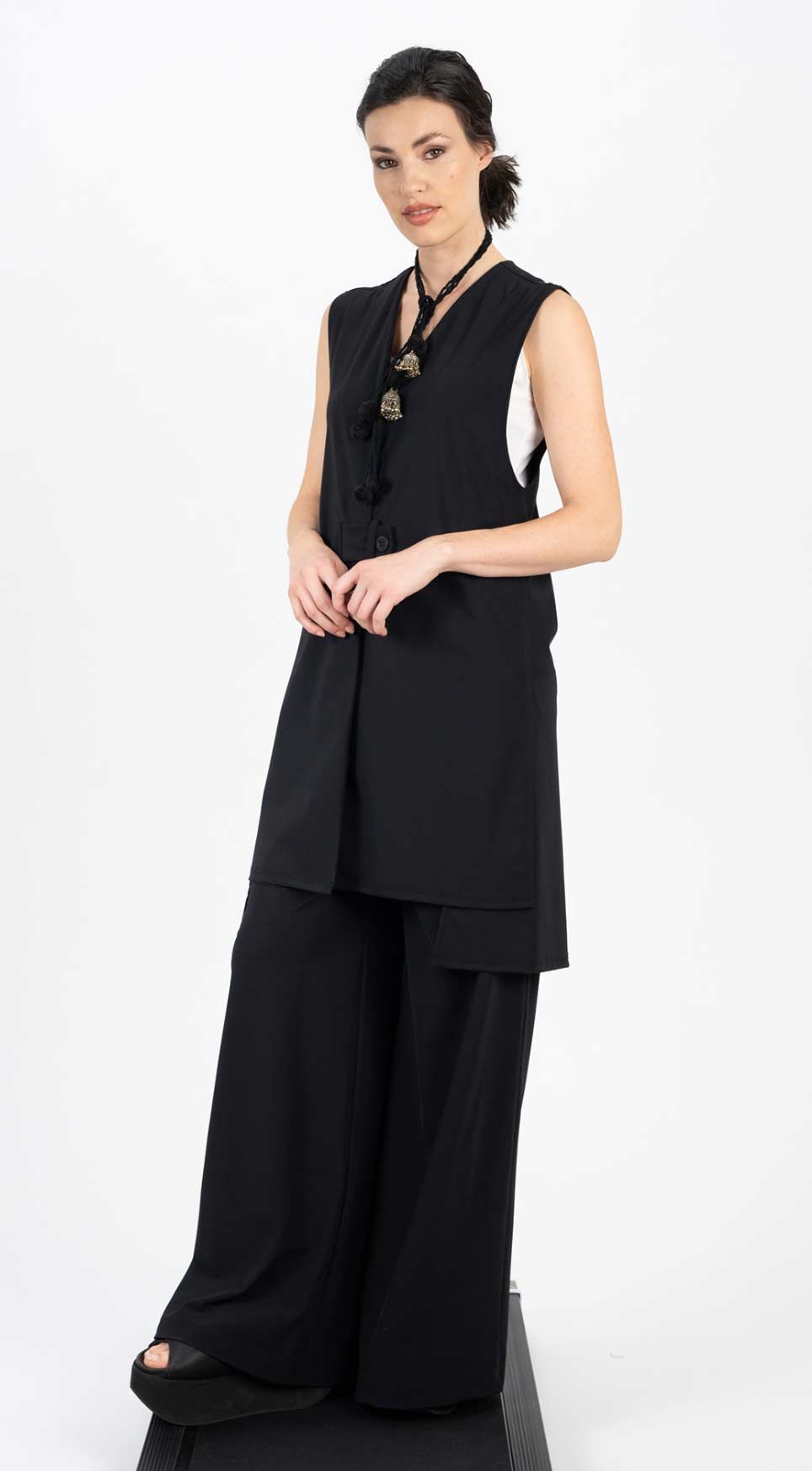 Waistcoat 25032 light grey navy black white Pants 25036 light grey navy black white