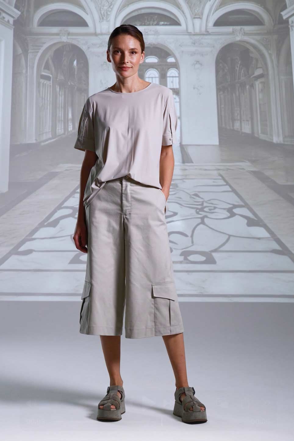 Hose 26201 orig Shirt 26086 weiß sabbia navy schwarz