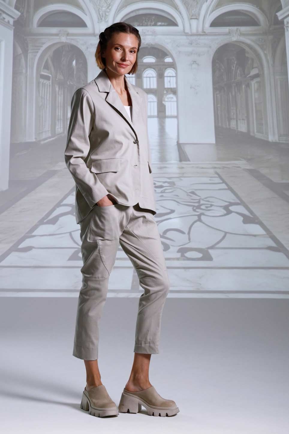 Hose 26206 orig Blazer 26200 orig Top 1001 weiß sabbia navy schwarz