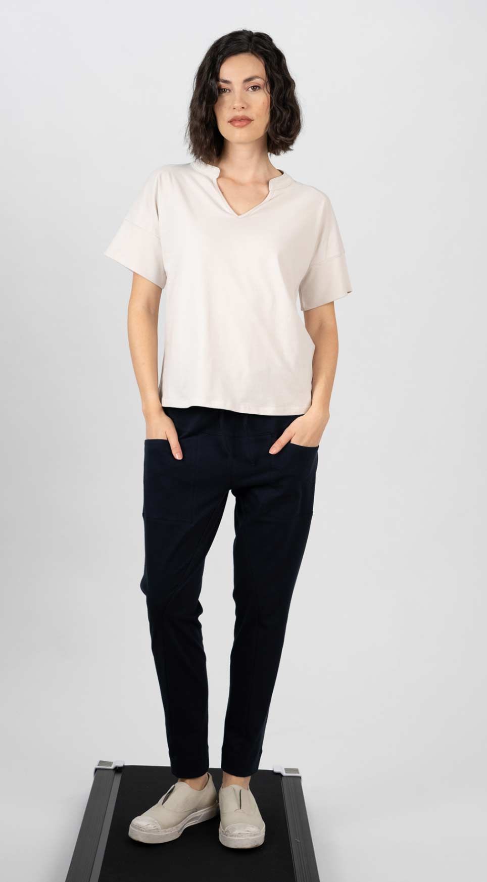 Pants 25164 stone navy Shirt 25167 stone navy
