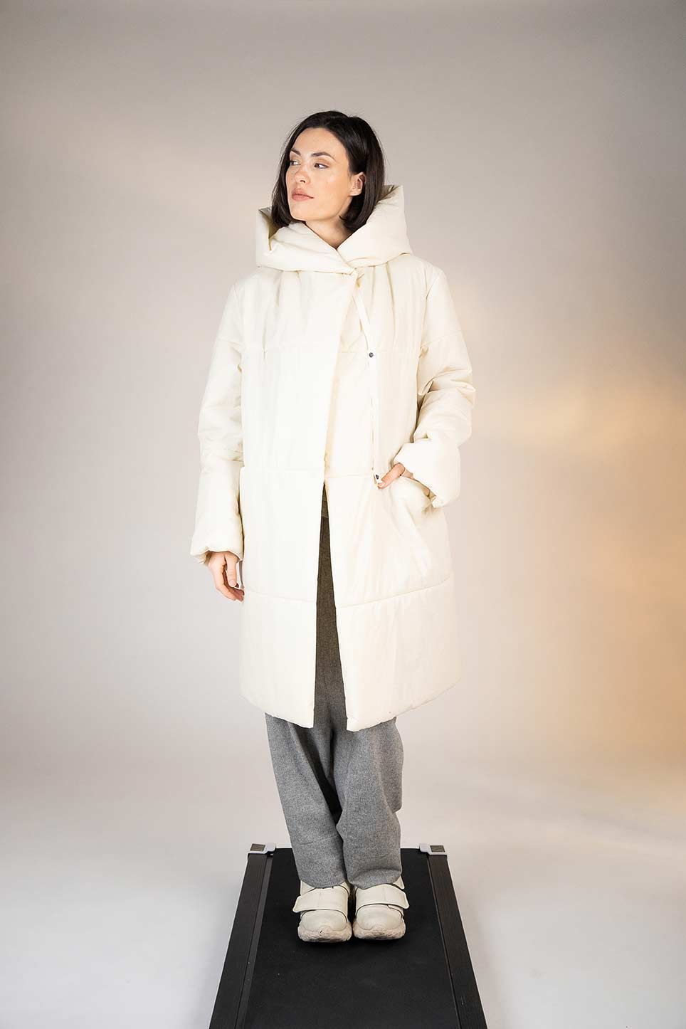 Coat 25660 black panna