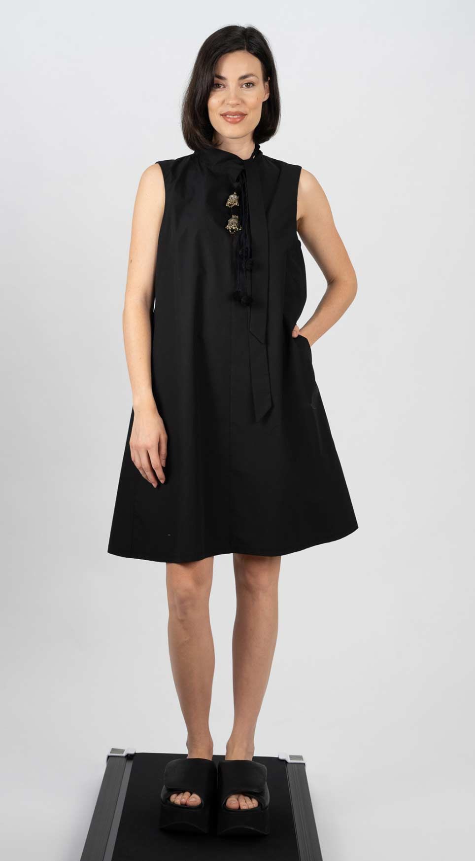 Dress 25120 black white